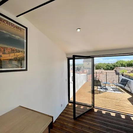 Daire Rooftop N°38 - Et - Vue Cite Medievale Carcassonne